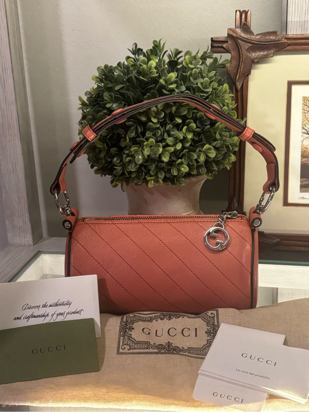 Gucci Blondie Mini Barrel Bag